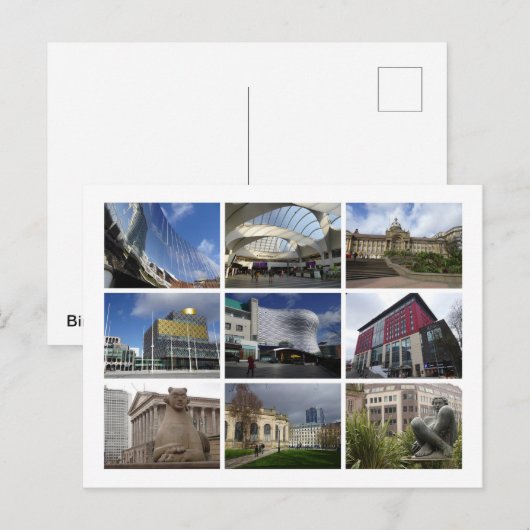 Birmingham Briefkaart (Voorkant / Achterkant)