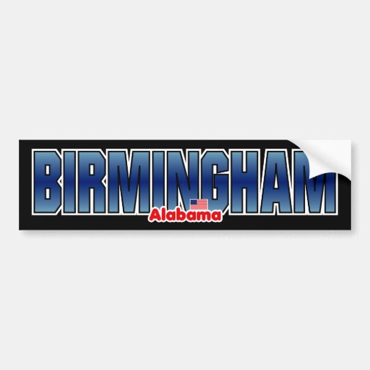 Birmingham Bumper Bumpersticker (Voorkant)