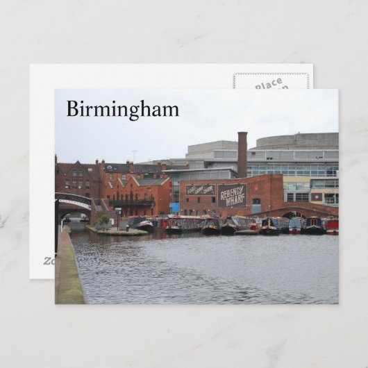Birmingham Canals Briefkaart (Voorkant / Achterkant)