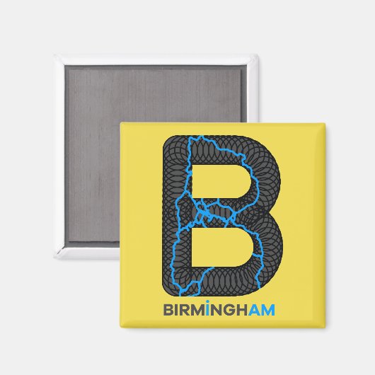 Birmingham Canals Magnet (Voorkant / Achterkant)