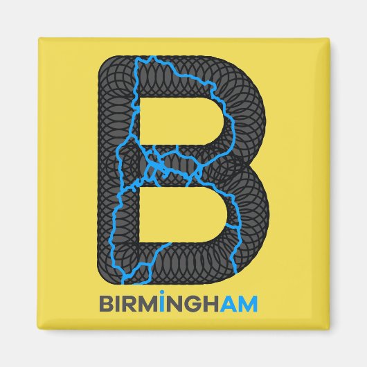 Birmingham Canals Magnet (Voorkant)