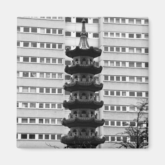 Birmingham Chinese Pogoda Magneet (Voorkant)
