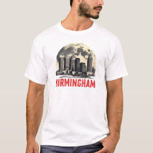 Birmingham City Alabama  Silhouette  T-Shirt