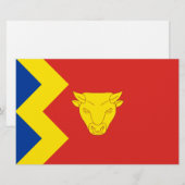 Birmingham City Flag Briefpapier (Voorkant / Achterkant)