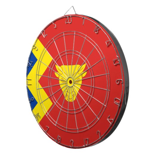 Birmingham City Flag Dartbord (Voorkant Rechts)