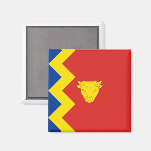 Birmingham City Flag Magneet (Voorkant / Achterkant)