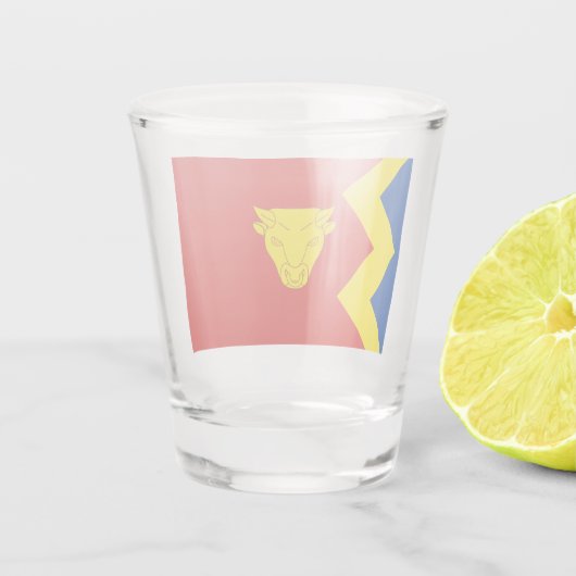 Birmingham City Flag Shot Glas (Achterkant)