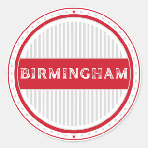 Birmingham City Pride Embleem – Engelse identiteit Ronde Sticker