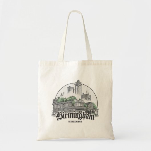 Birmingham City Verenigd Koninkrijk Tote Bag (Voorkant)
