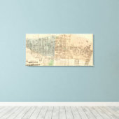 Birmingham, E Birmingham Canvas Afdruk (Insitu (Houten vloer))