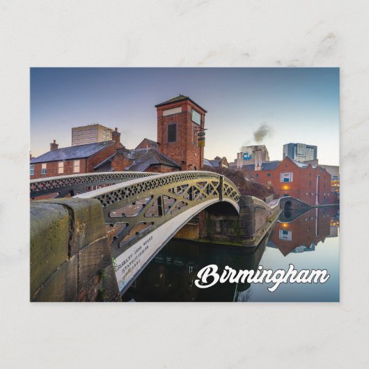Birmingham, Engeland Briefkaart (Voorkant)