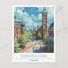 Birmingham Engeland Reizen Briefkaart