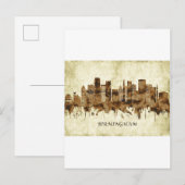 Birmingham England Cityscape Uitnodiging Briefkaart (Voorkant / Achterkant)