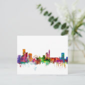 Birmingham England Skyline Briefkaart (Staand voorkant)