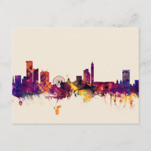 Birmingham England Skyline Briefkaart