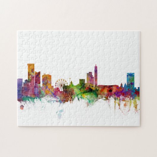 Birmingham England Skyline Legpuzzel (Horizontaal)