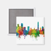 Birmingham England Skyline Magneet (Voorkant / Achterkant)