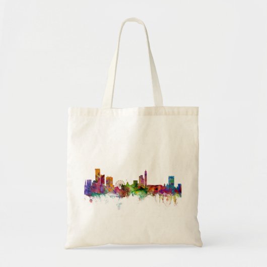 Birmingham England Skyline Tote Bag (Voorkant)
