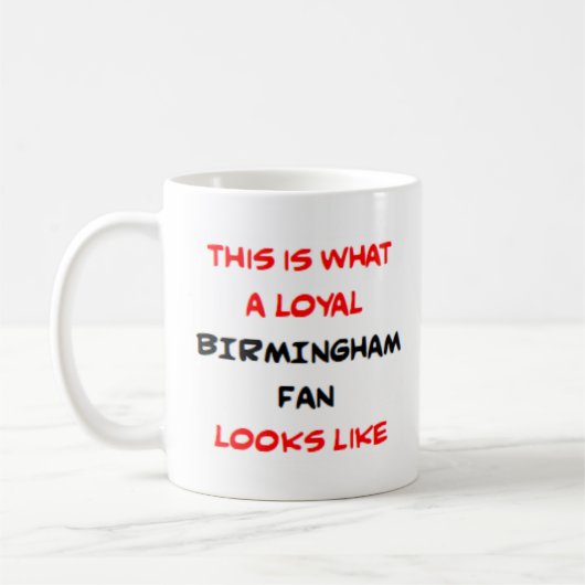 Birmingham-fan, loyaal koffiemok (Links)