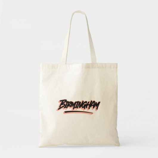 Birmingham Graffiti Style Tote Bag (Voorkant)