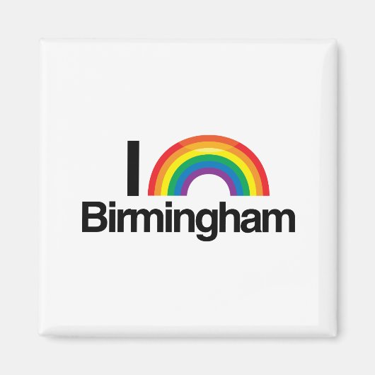 BIRMINGHAM - I LOVE PRIDE - PNG.NL MAGNEET (Voorkant)