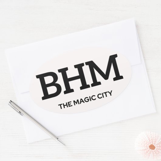 Birmingham IATA Sticker 1 (Envelop)