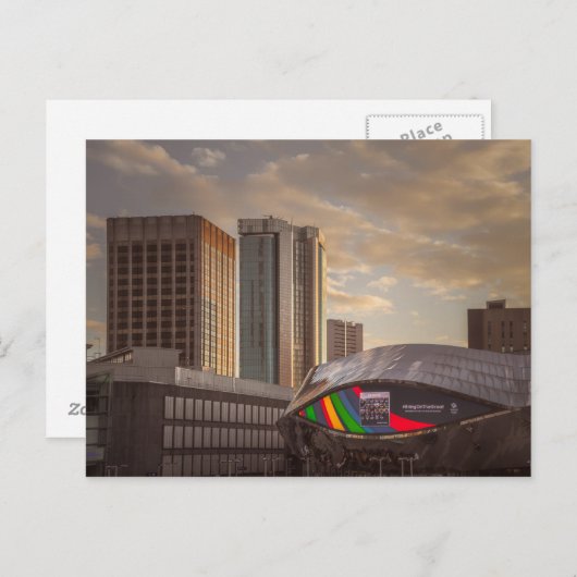 Birmingham in Sunset Light Briefkaart (Voorkant / Achterkant)