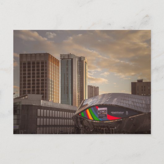 Birmingham in Sunset Light Briefkaart (Voorkant)