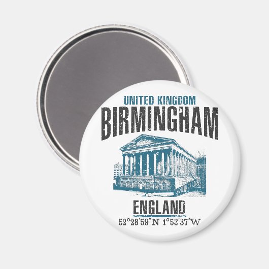 Birmingham Magneet (Voorkant / Achterkant)
