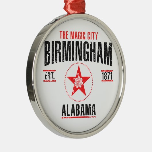 Birmingham Metalen Ornament (Rechts)