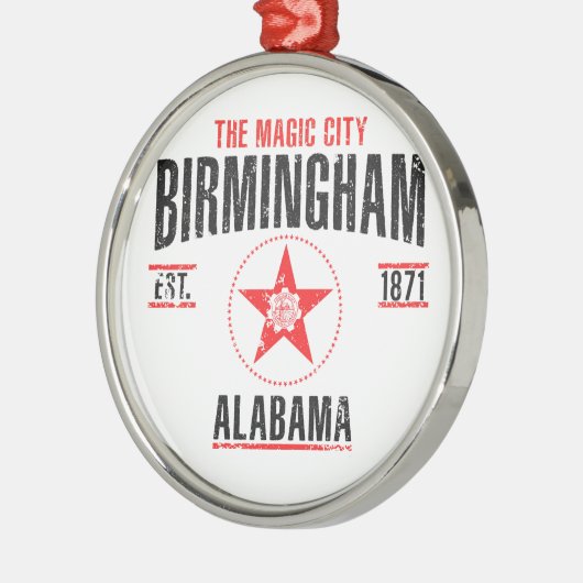 Birmingham Metalen Ornament (Links)