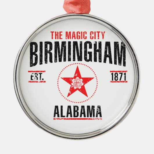 Birmingham Metalen Ornament (Voorkant)