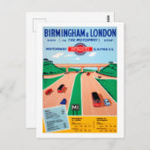 Birmingham naar Londen - Verenigd Koninkrijk Briefkaart (Voorkant / Achterkant)