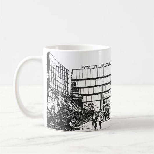 Birmingham Old Library, Brutalist Architecture Koffiemok (Links)