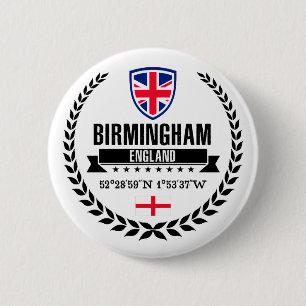 Birmingham Ronde Button 5,7 Cm