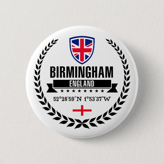 Birmingham Ronde Button 5,7 Cm (Voorkant)