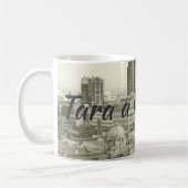 Birmingham skyline en brummie tara een beetje geze koffiemok (Links)