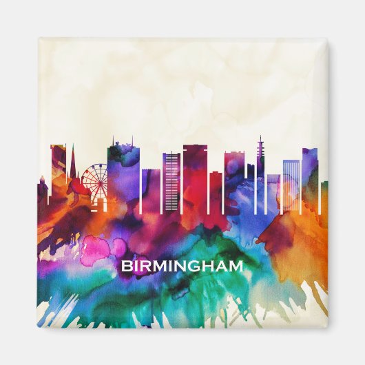 Birmingham Skyline Magneet (Voorkant)