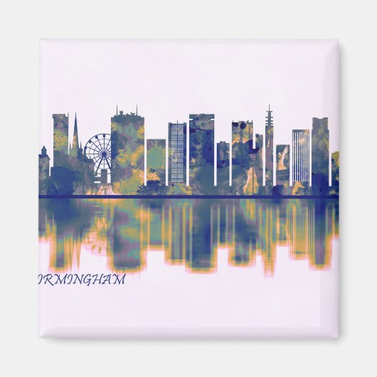 Birmingham Skyline Magneet (Voorkant)