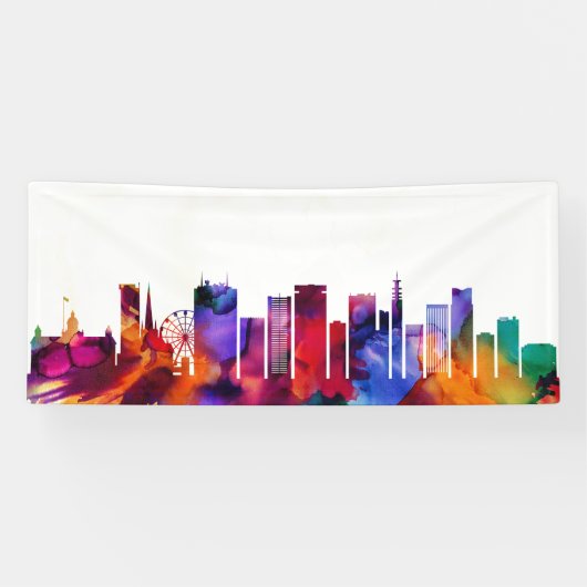 Birmingham Skyline Spandoek (Horizontaal)