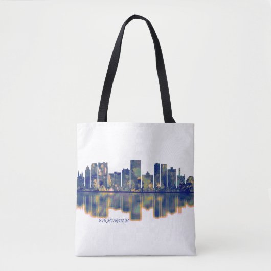 Birmingham Skyline Tote Bag (Voorkant)