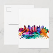 Birmingham Skyline Uitnodiging Briefkaart (Voorkant / Achterkant)