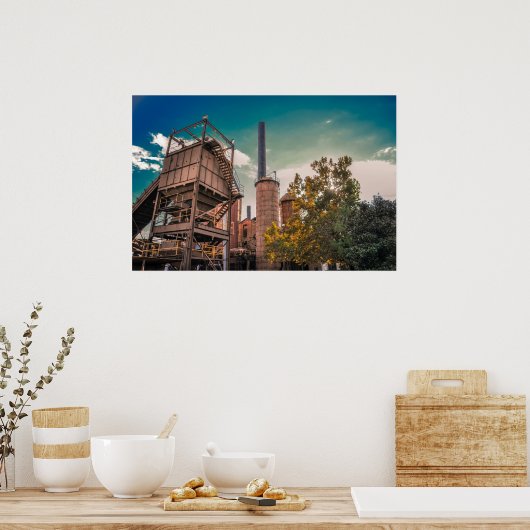 Birmingham Sloss Furnace Poster (Keuken)