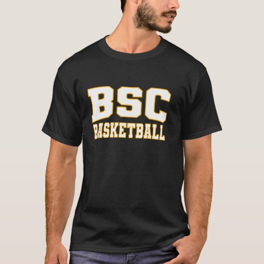 Birmingham Southern College BSC Basketbal WHT 01 T-shirt (Voorkant)