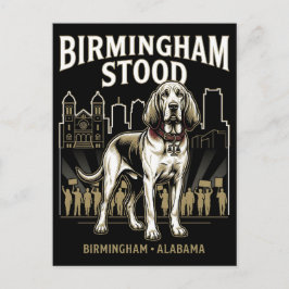 Birmingham Stood Bloodhound Civil Rights Heritage Briefkaart