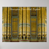 Birmingham Town Hall organ poster (Voorkant)