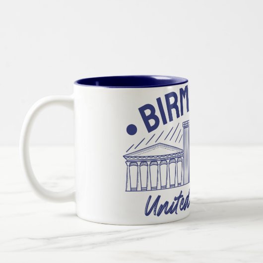 Birmingham Tweekleurige Koffiemok (Links)