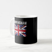 Birmingham UK Flag British Souvenir Cool Koffiemok (Voorkant links)