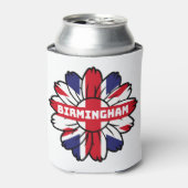 Birmingham Union Jack Sunflower Britse trots Blikjeskoeler (Blikje Voorkant)