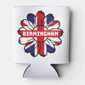 Birmingham Union Jack Sunflower Britse trots Blikjeskoeler (Voorkant)